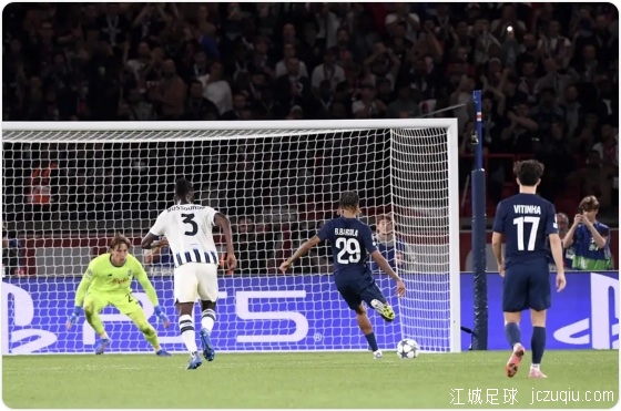 马尔基尼奥斯闪击K77破门 大巴黎4-0亚特兰大 