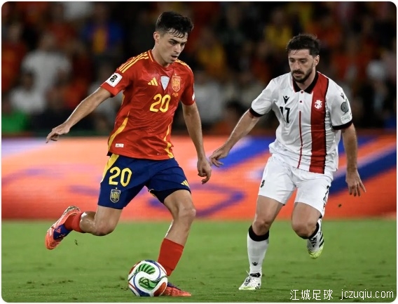 费兰丢点奥亚萨瓦尔任意球破门 西班牙2-0格鲁吉亚 