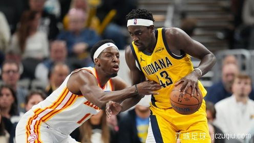 老鹰轻取步行者 杰伦-约翰逊22+13+8 西卡18+5+5