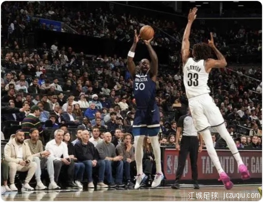 兰德尔赛季首次三双!森林狼大胜送篮网7战全败联盟垫底