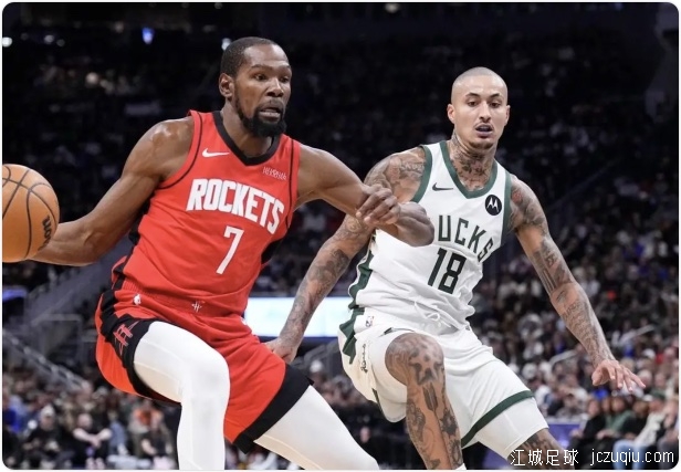杜兰特31+7字母哥空砍37分 火箭逆转雄鹿
