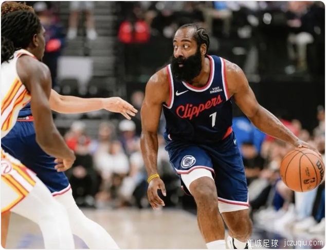 哈登空砍三双克雷伊奇28分 老鹰送快船5连败 