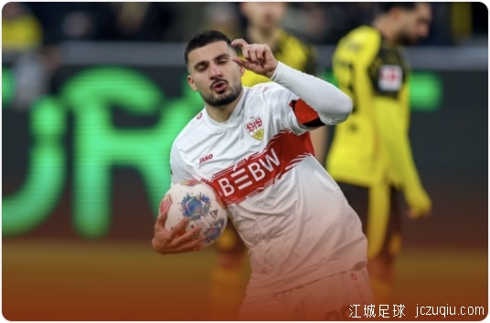 多特3-3斯图加特 阿德耶米89分钟破门翁达夫91分钟绝平+戴帽