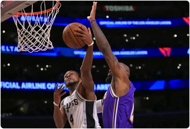 12月11日 NBA杯东部1/4决赛 马刺vs湖人 全场录像回放