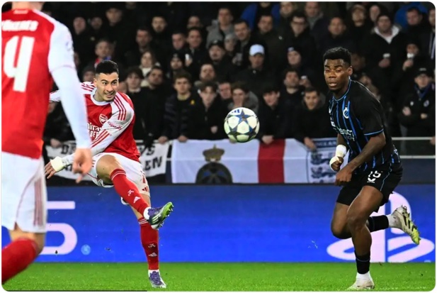 12月11日 欧冠第6轮 布鲁日vs阿森纳 全场录像回放