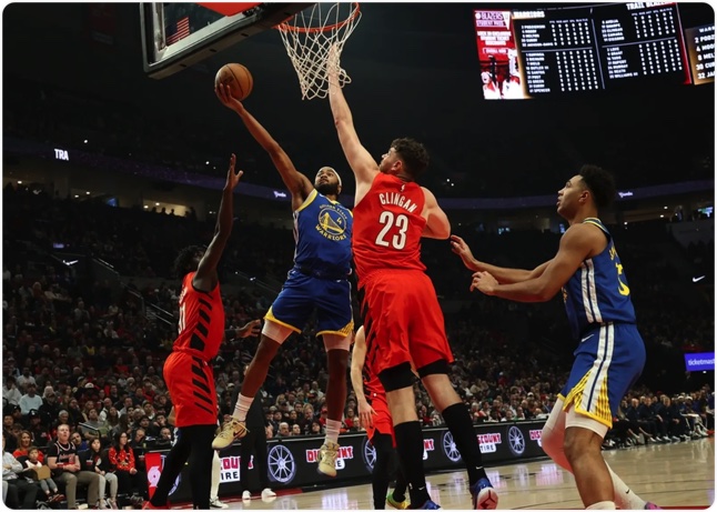 12月15日 NBA常规赛 勇士vs开拓者 全场录像回放