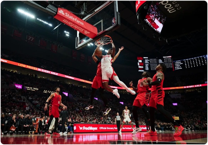 01月10日 NBA常规赛 火箭vs开拓者 全场录像回放