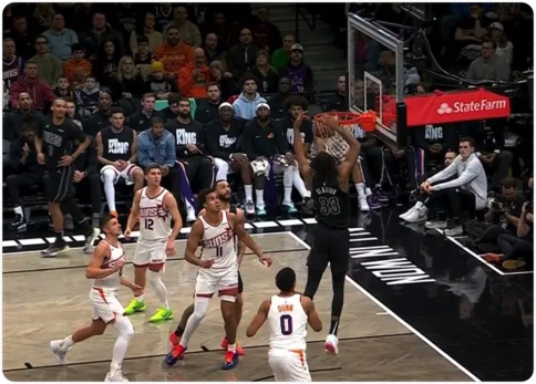 01月20日 NBA常规赛 太阳vs篮网 全场录像回放