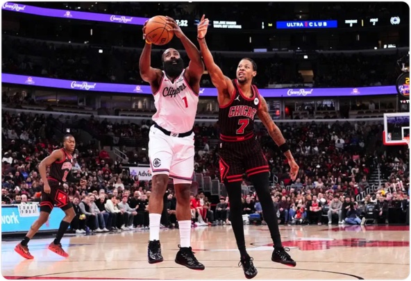 01月21日 NBA常规赛 快船vs公牛 全场录像回放