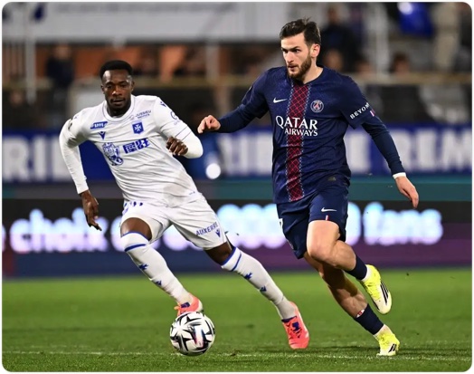 01月24日 法甲第19轮 欧塞尔vs巴黎圣日耳曼 全场录像回放