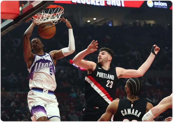 03月14日 NBA常规赛 爵士vs开拓者 全场录像回放