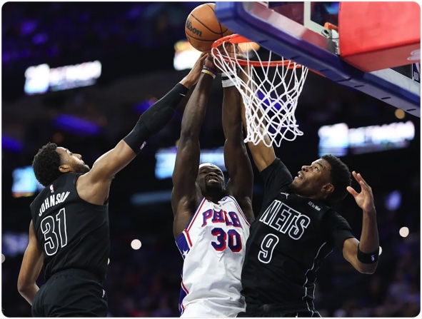 03月15日 NBA常规赛 篮网vs76人 全场录像回放